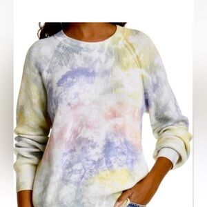NEW WITH TAG SMALL RAILS VENUS SWEATER TIE DYE RAINBOW